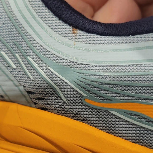 Hoka Womens Bondi 7 Blue Running Sneakera Shoes Size 9.5 - Picture 9 of 13